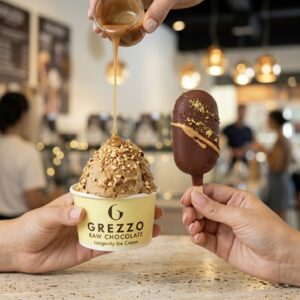 Gelato senza zucchero roma Grezzo Raw Chocolate